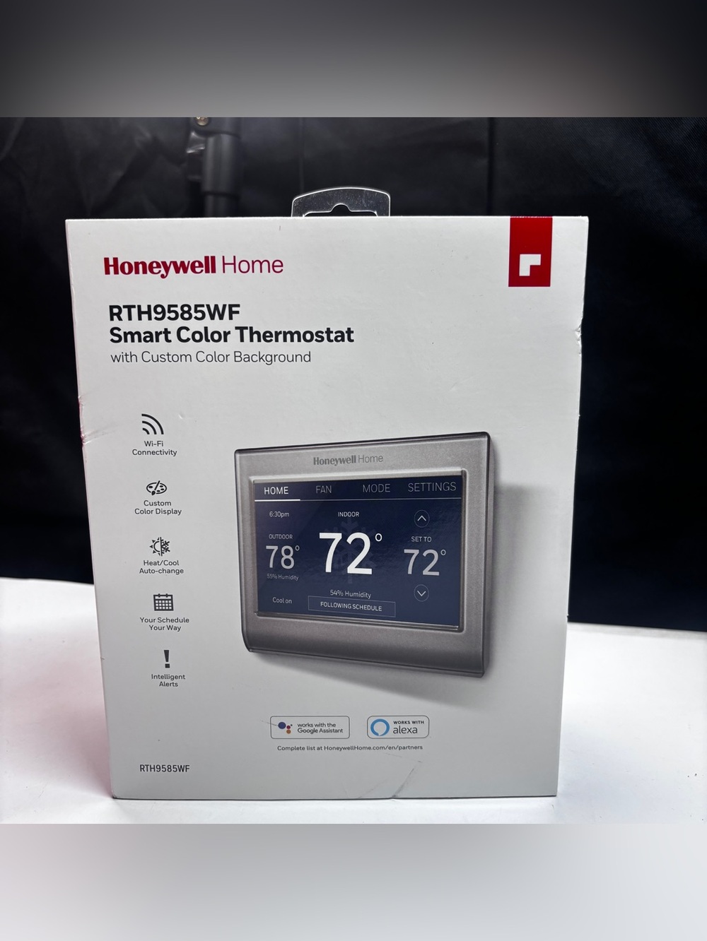 Honeywell Home RTH9585WF Smart Color Thermostat customizable color